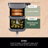 Ninja Double Stack XL Air Fryer [SL400UK] Dual Zone, 9.5L