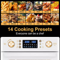 Air Oven 26L  Low Fat Healthy Cooker Air Fryer Oil Free 360° Hot Air Circulation