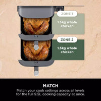 Ninja Double Stack XL Air Fryer [SL400UK] Dual Zone, 9.5L