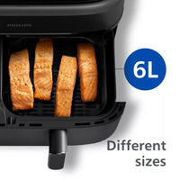 Philips Dual Basket Air Fryer - Healthy, Fast, and Versatile Cooking, 9L