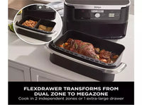 NINJA Foodi FlexDrawer AF500UK Air Fryer - Black DAMAGED BOX