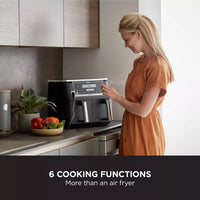 Ninja Foodi MAX Dual Zone Air Fryer  [AF451UK] with Smart Cook System & Probe