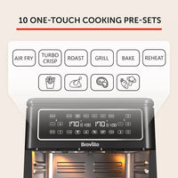 Breville Halo Flexi Digital Dual Air Fryer Oven 11L 2400W Black VDF130