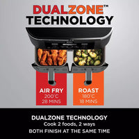 Ninja Foodi MAX Dual Zone Air Fryer [AF400UK] 6 Functions, 9.5L