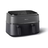 Philips Dual Basket Air Fryer - Healthy, Fast, and Versatile Cooking, 9L