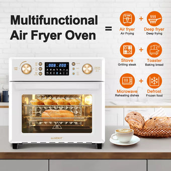 compare product Air Oven 26L  Low Fat Healthy Cooker Air Fryer Oil Free 360° Hot Air Circulation